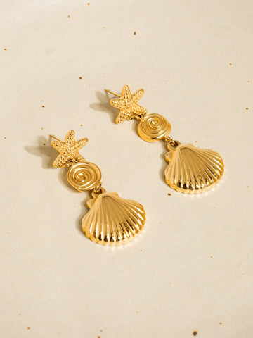 Seashell Drop Earrings