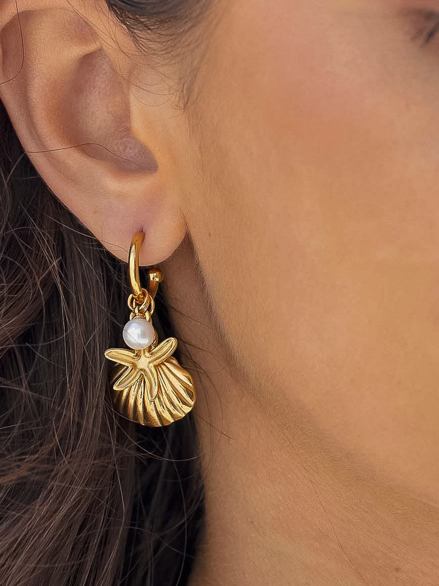 Star & Pearl Studs