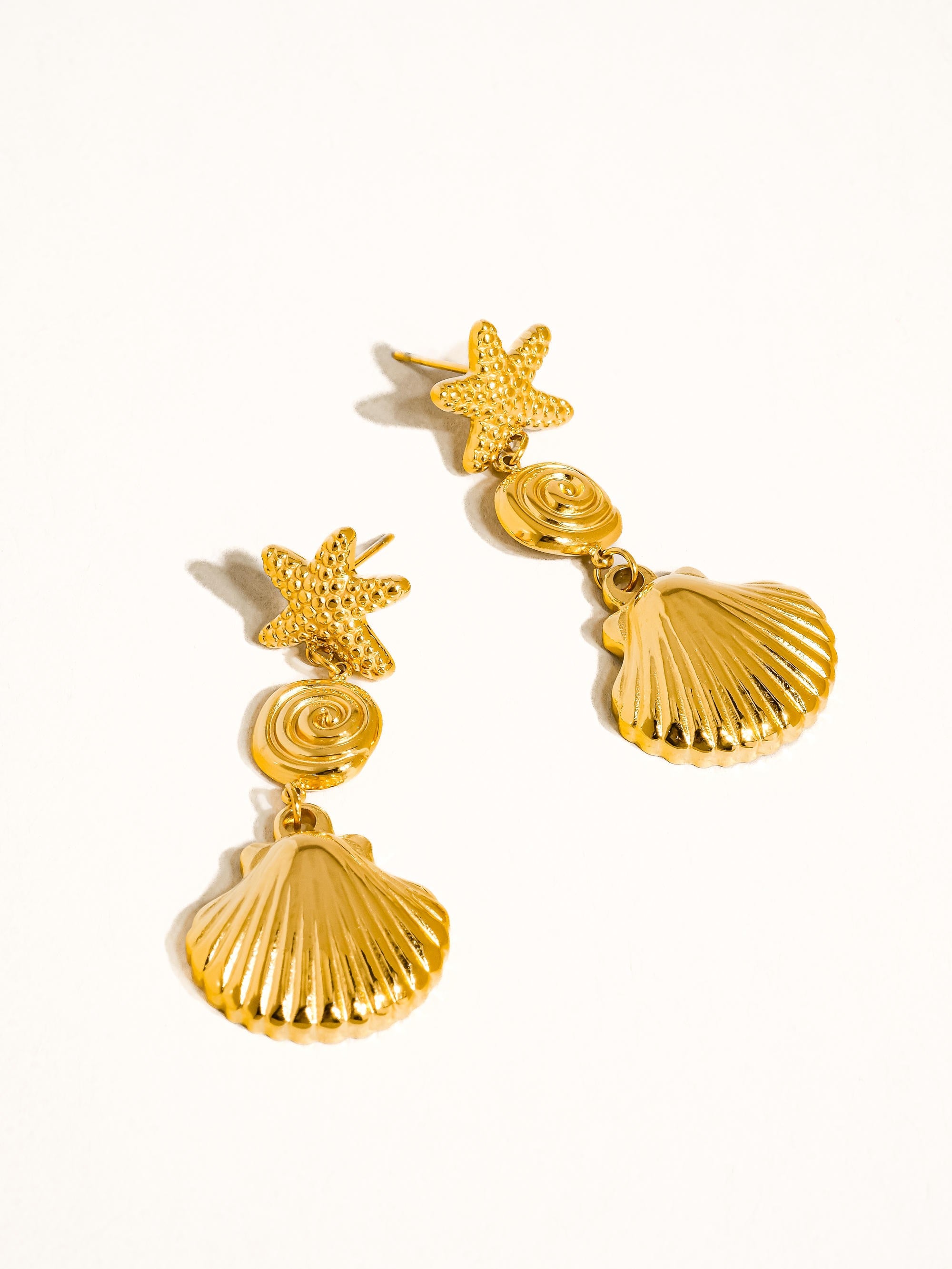 Seashell Drop Earrings