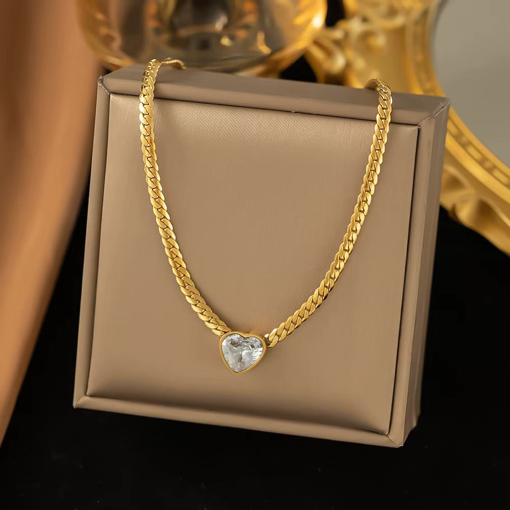 Diamond Heart Necklace